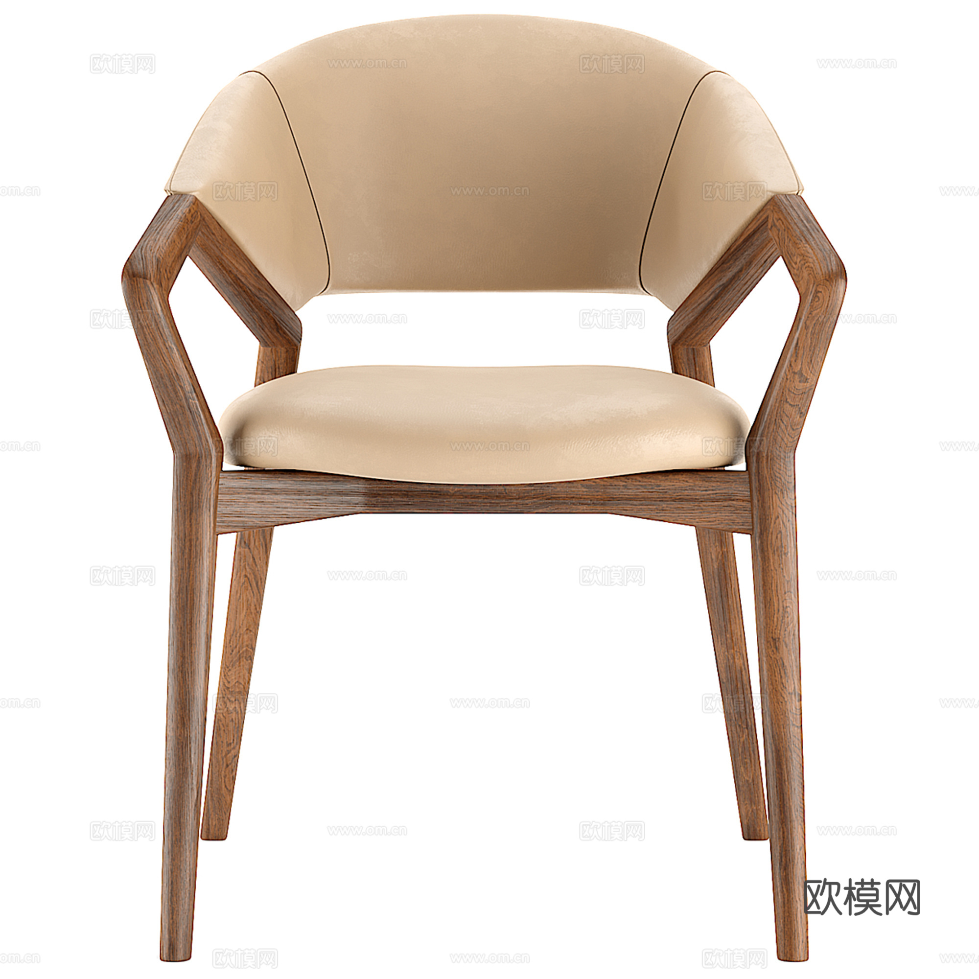 现代单椅 餐椅 扶手椅su模型