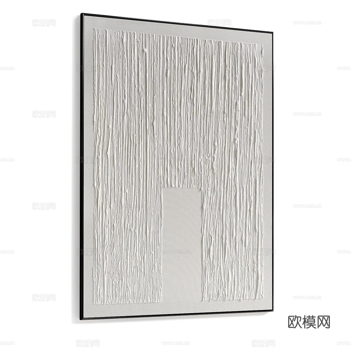 新中式装饰挂画3d模型
