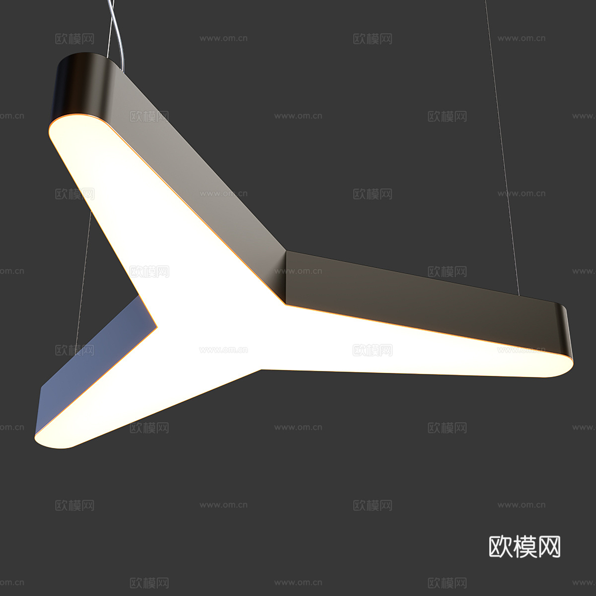 现代儿童房吊灯3d模型