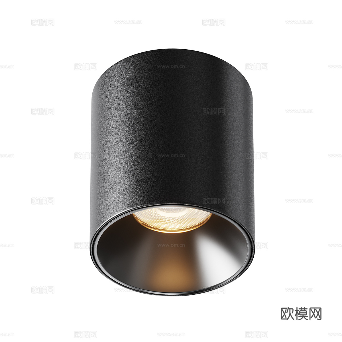 现代意式极简明装射灯3d模型