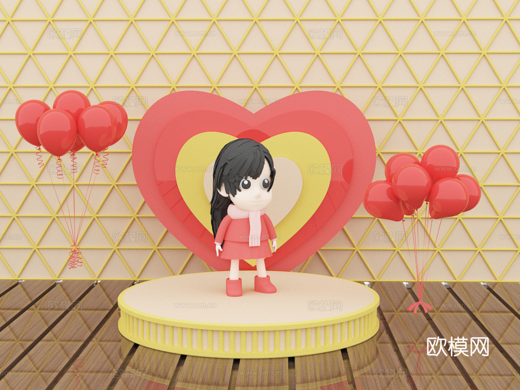 人物 卡通3d模型