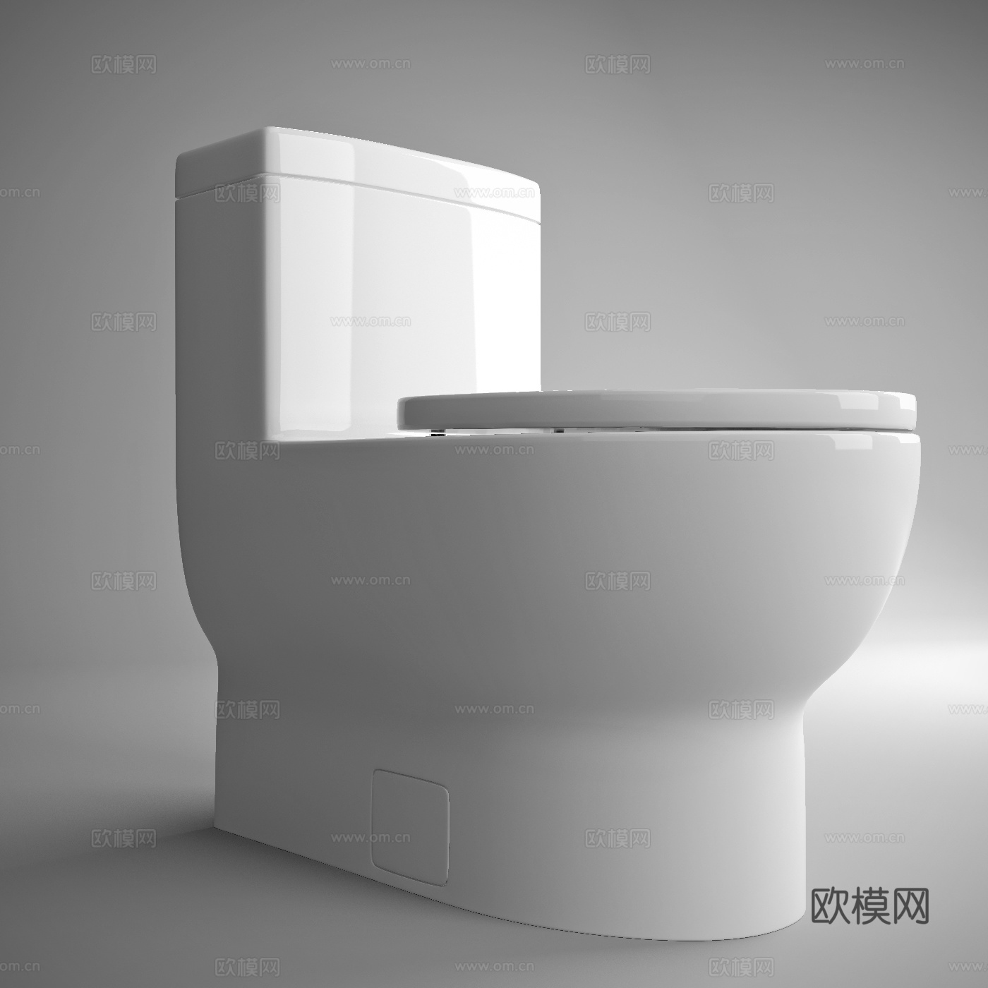 现代马桶 便器3d模型