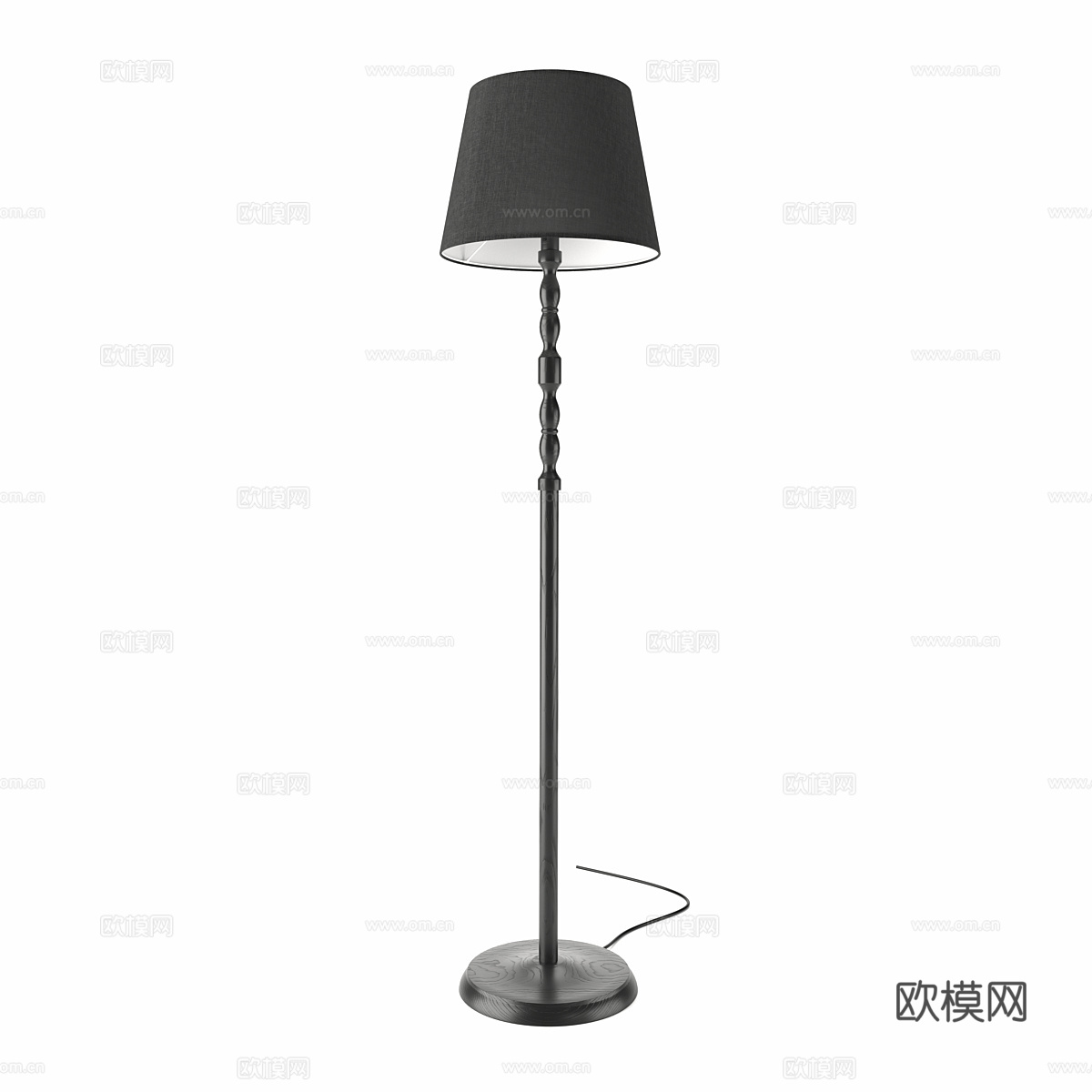 现代意式落地灯3d模型