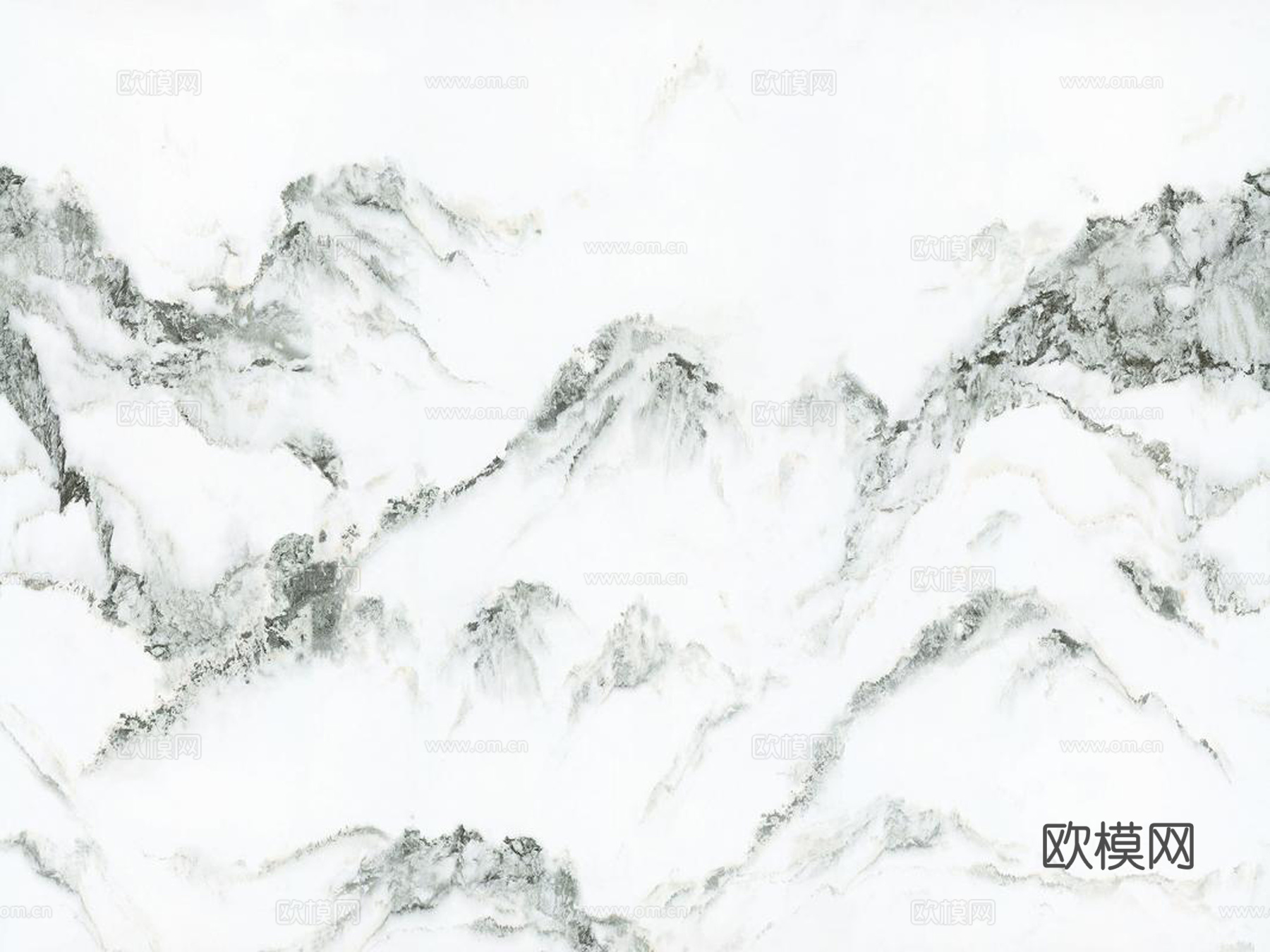 白色山水大理石贴图