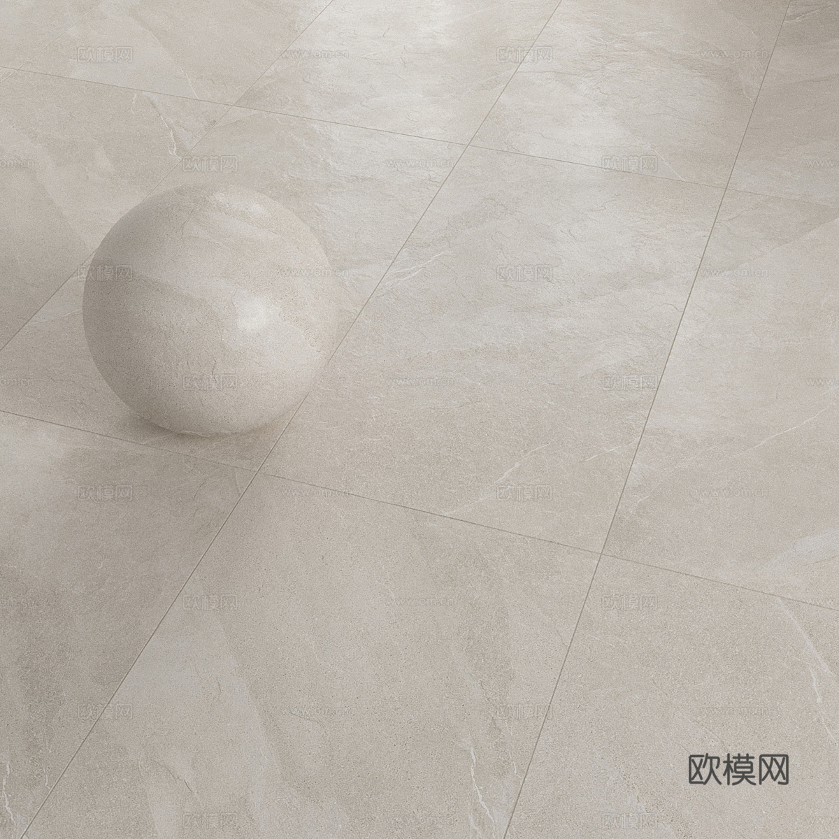 现代意式瓷砖 水泥砖 仿古砖3d模型