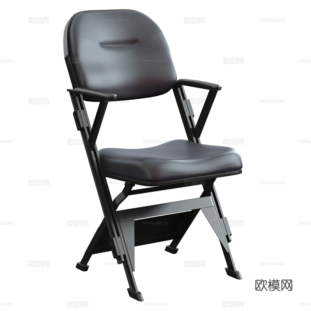 现代意式活动折叠椅3d模型
