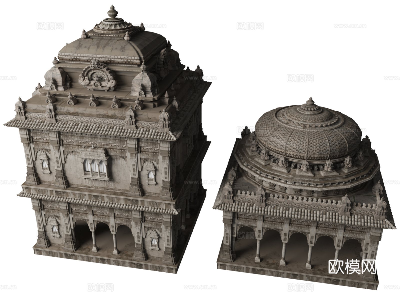 古建筑遗址  罗马建筑  庙宇建筑 欧式 建筑 印度玛雅神庙3d模型