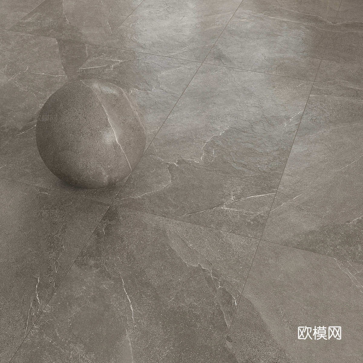 现代意式瓷砖 水泥砖 仿古砖3d模型
