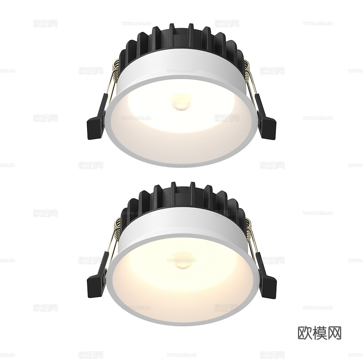 现代简约筒灯 射灯 展览筒灯 展览射灯 灯3d模型