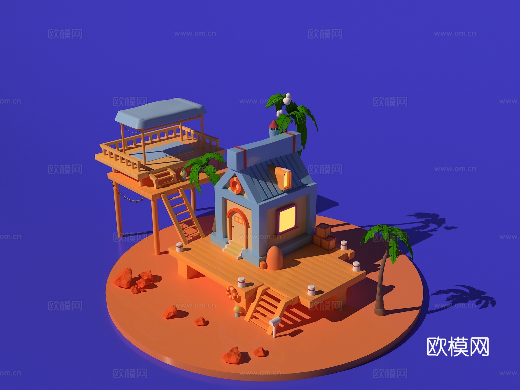 创意场景3d模型