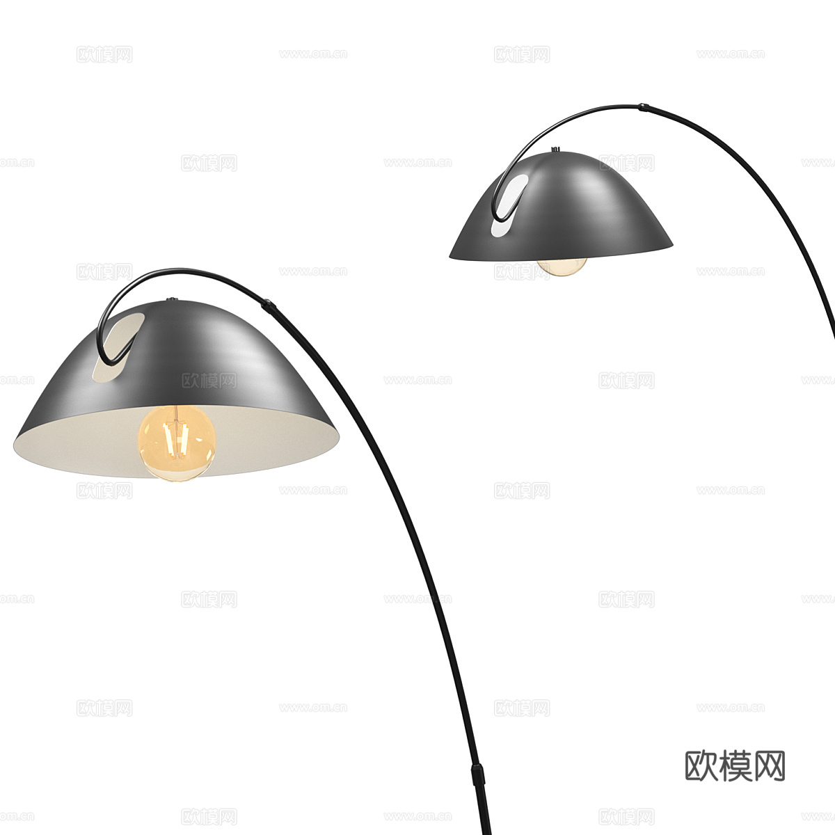 现代简约落地灯 落地灯 简约落地灯 灯 餐厅落地灯3d模型