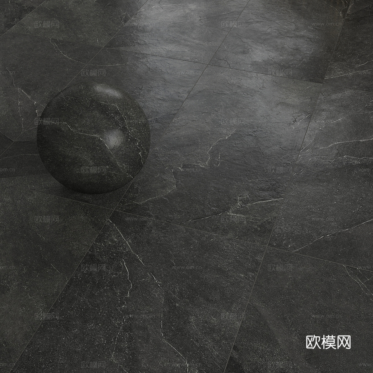 现代意式瓷砖 水泥砖 仿古砖3d模型