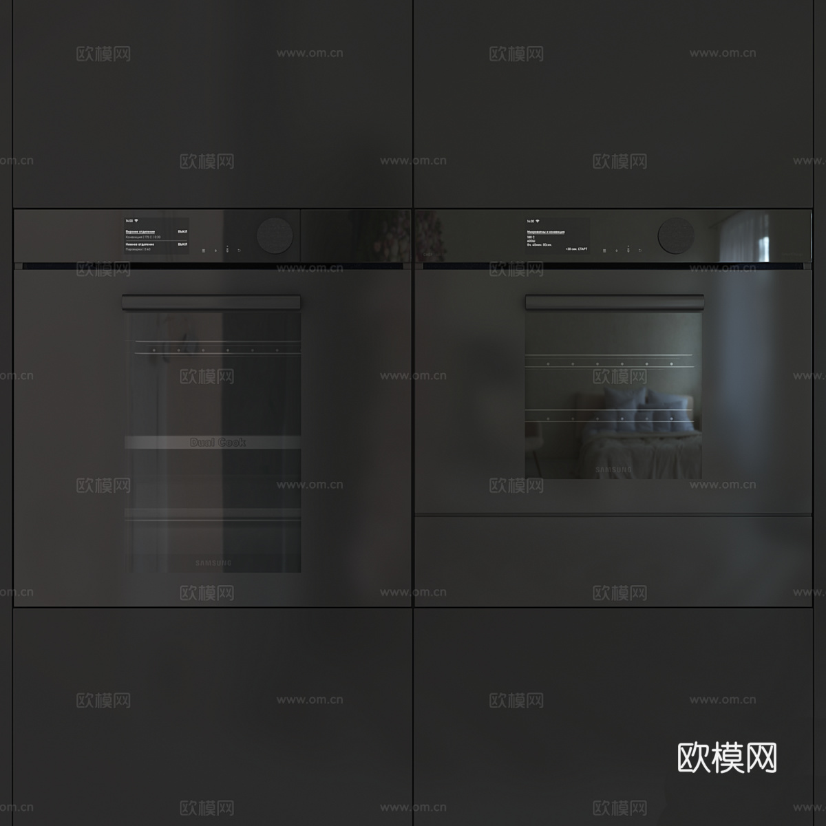 SAMSUNG 烤箱 微波炉3d模型