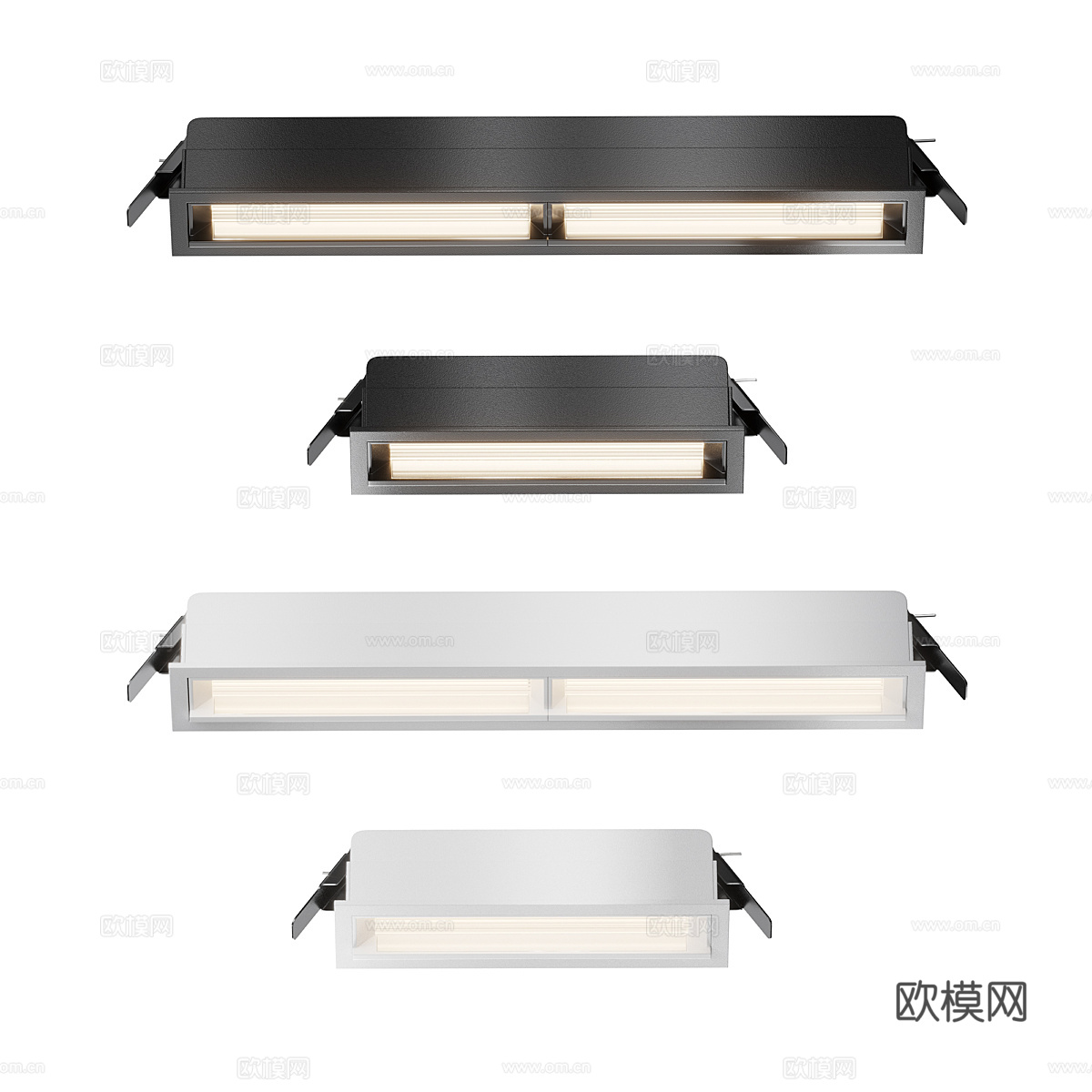现代简约筒灯 射灯 展览筒灯 展览射灯 灯3d模型