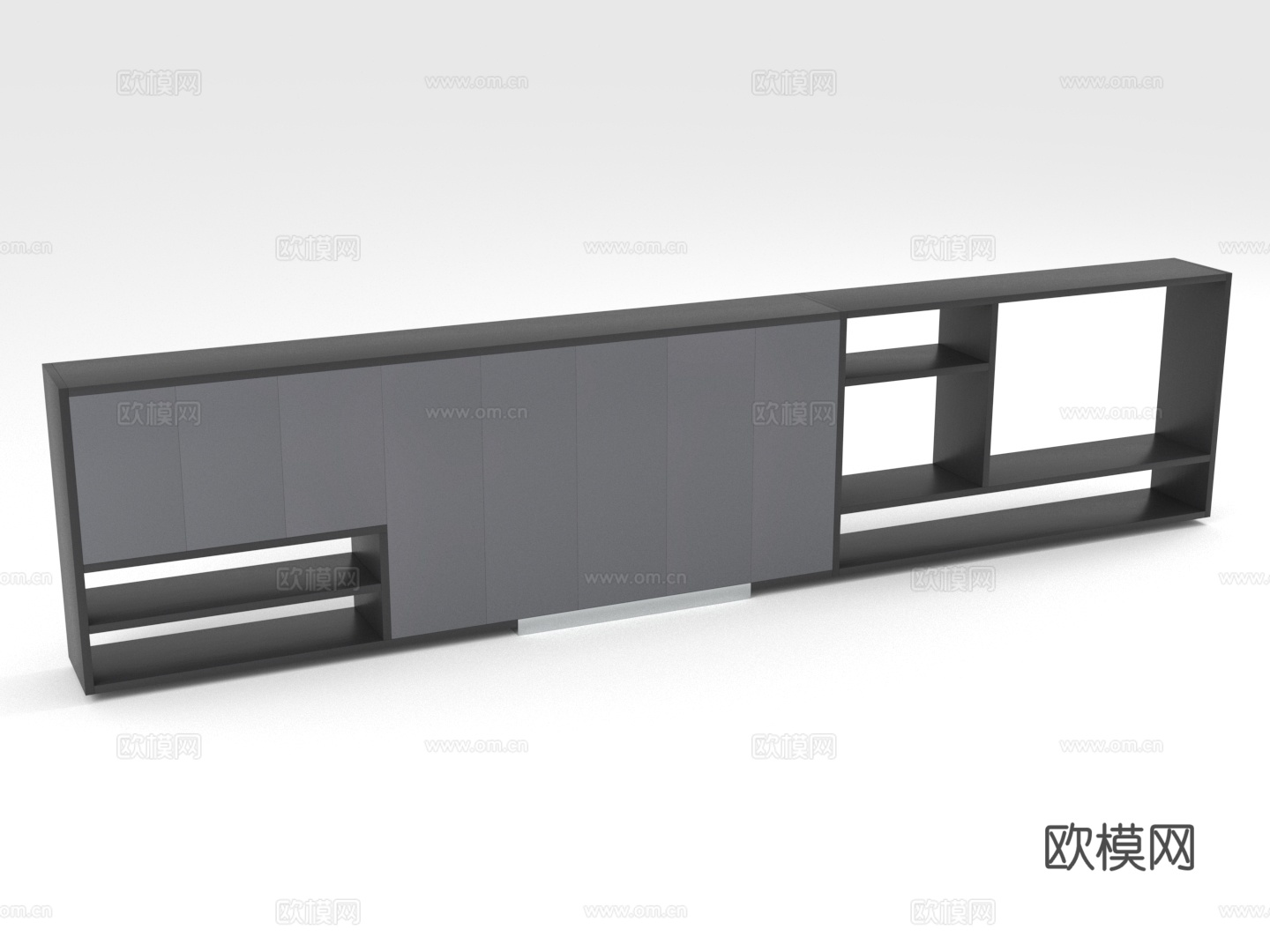 置物柜 储物柜 展示柜 书柜 边柜 柜子3d模型