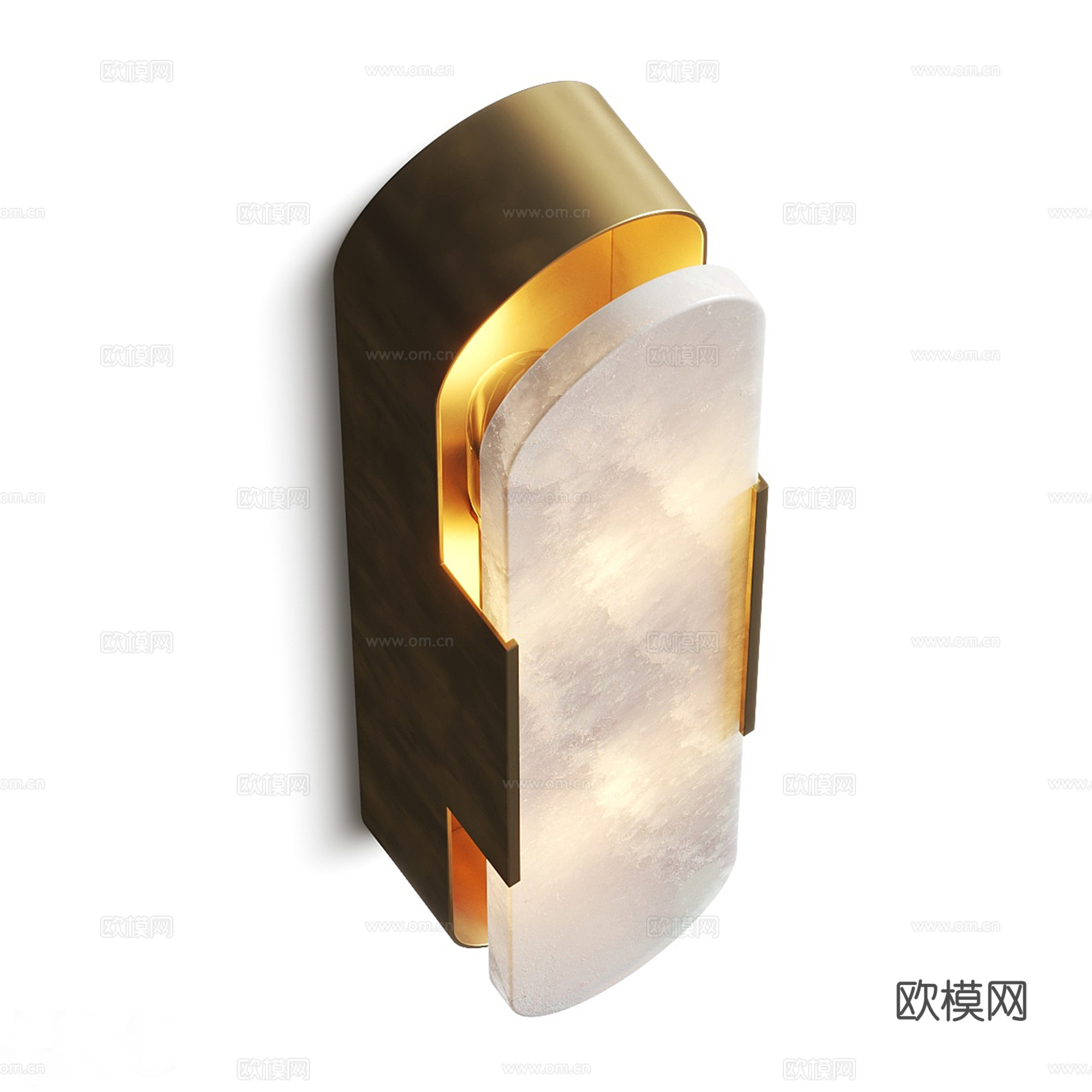 现代轻奢壁灯su模型