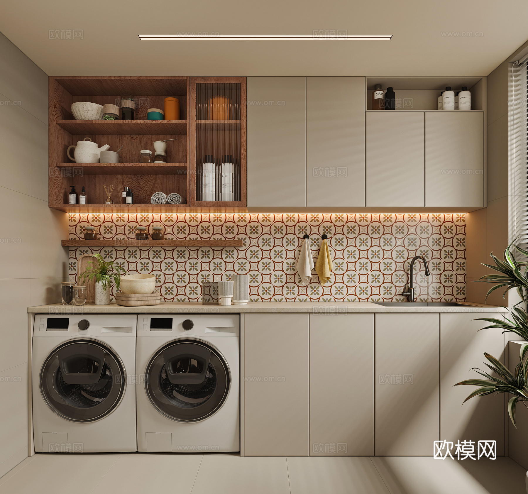 洗衣房3d模型