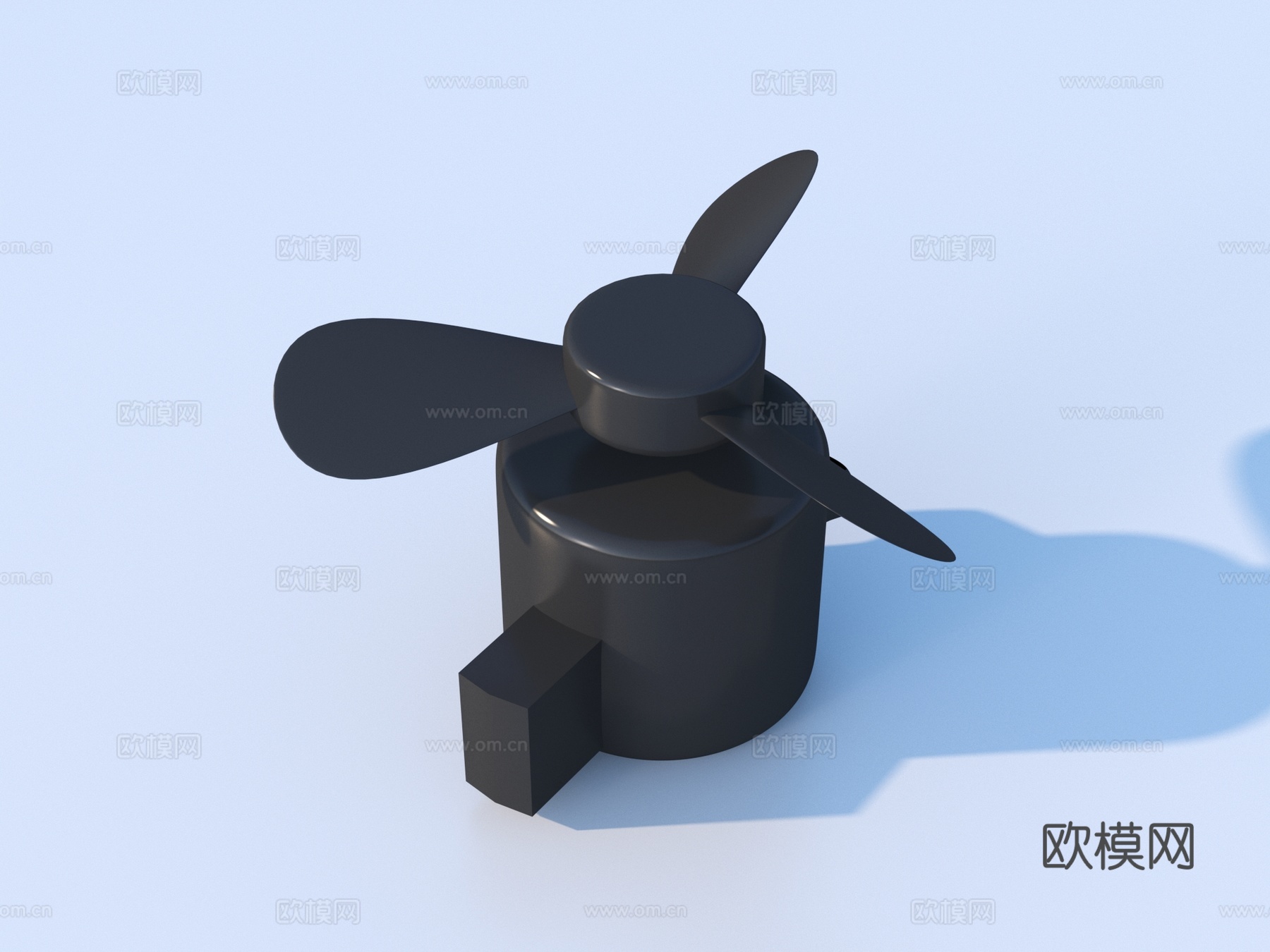 扇叶 风扇零件 五金件3d模型