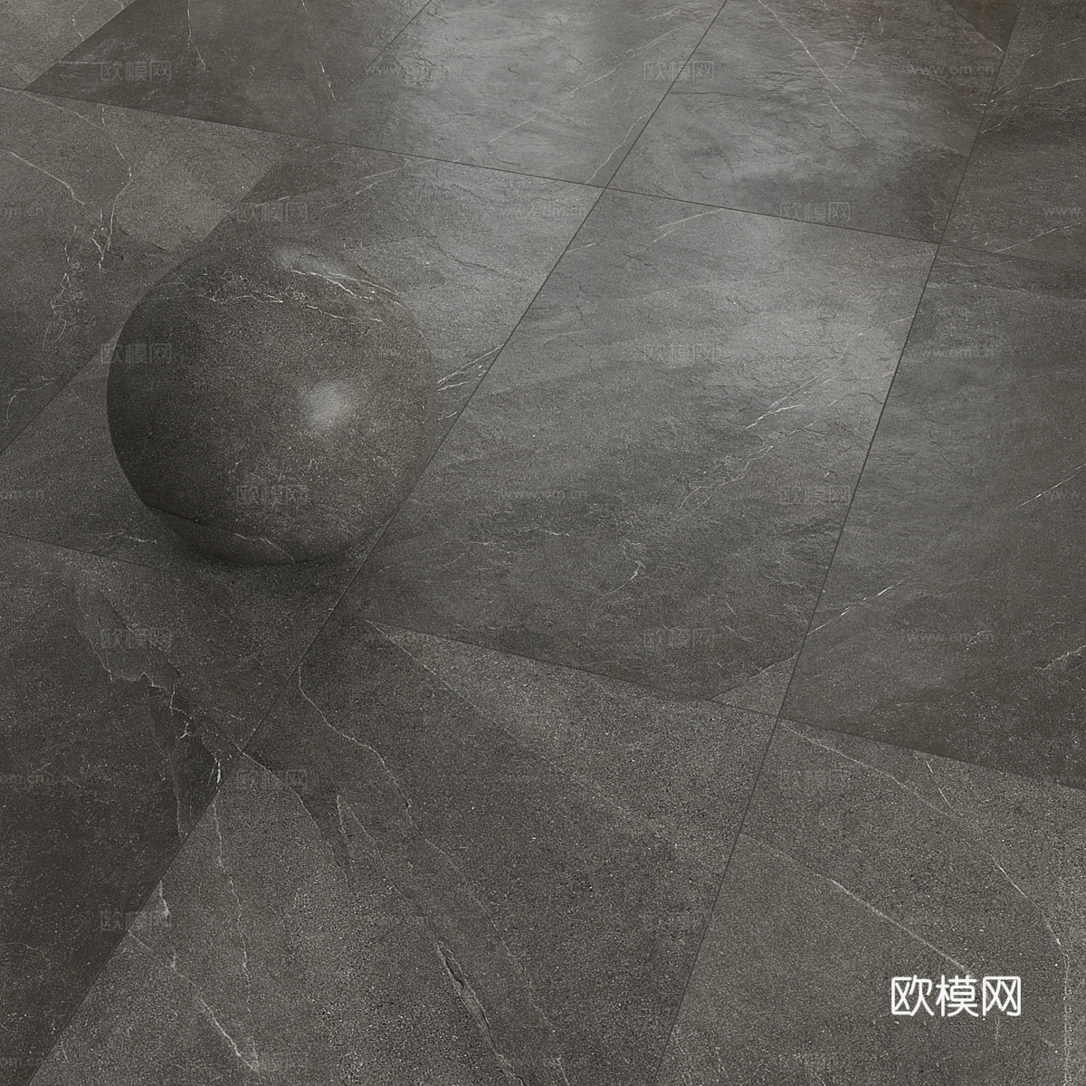 现代意式瓷砖 水泥砖 仿古砖3d模型