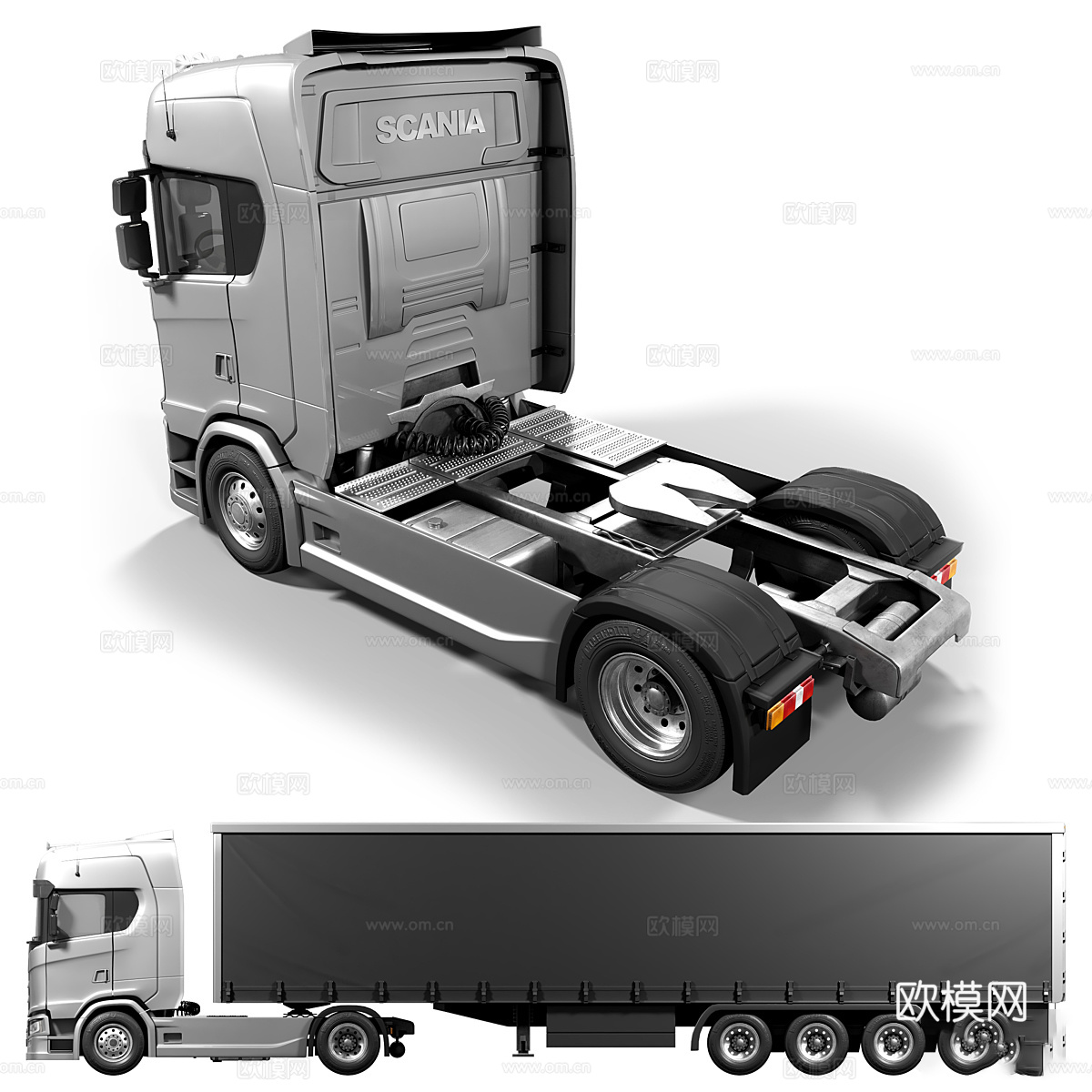 卡车 货车3d模型