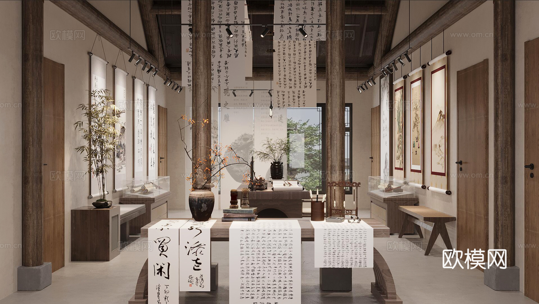 书法展3d模型