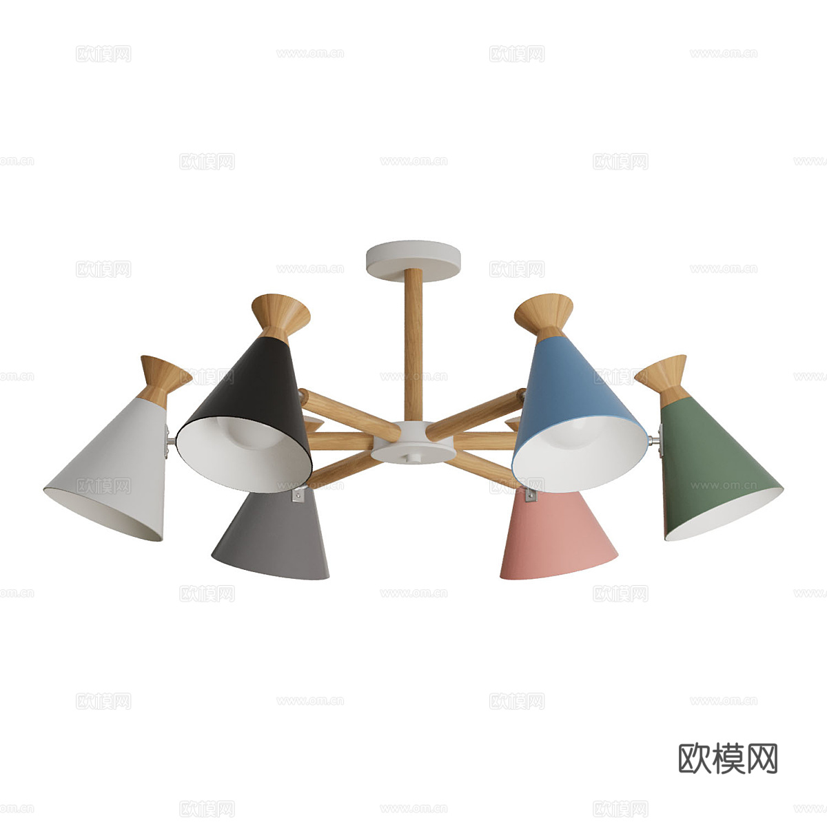 现代北欧儿童房吊灯3d模型