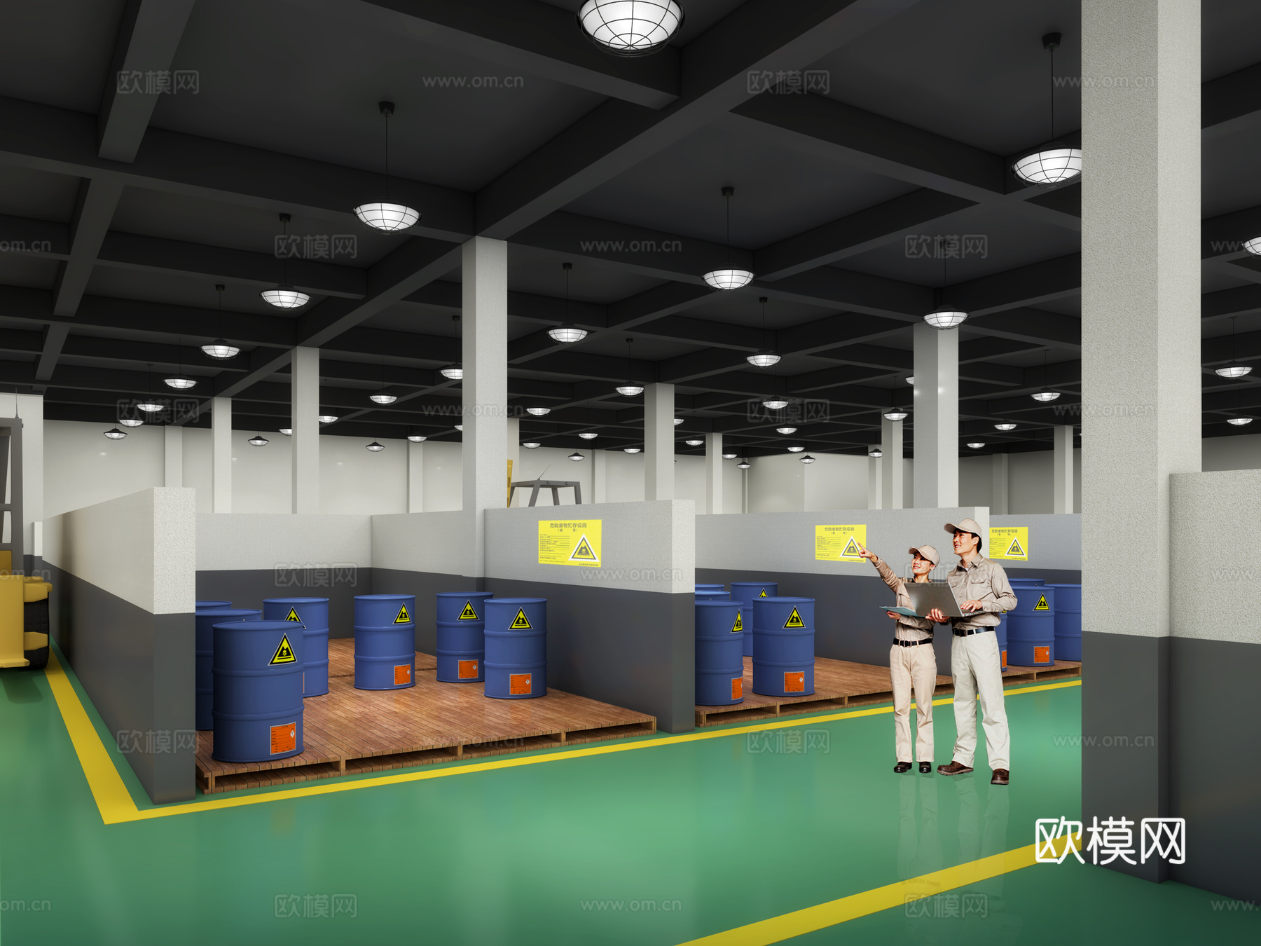 废料厂3d模型