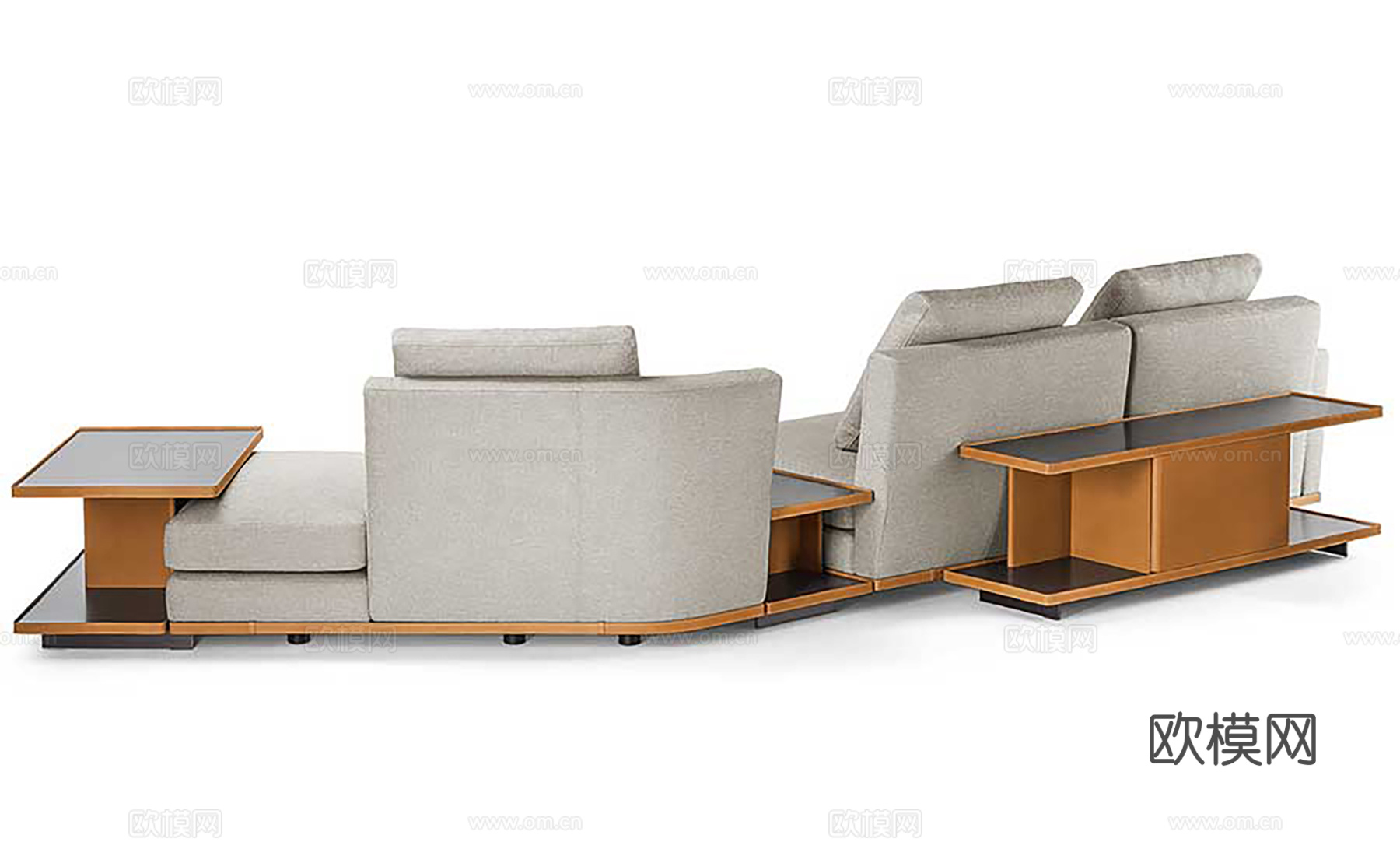 poltrona多人沙发 客厅沙发 沙发组合su模型