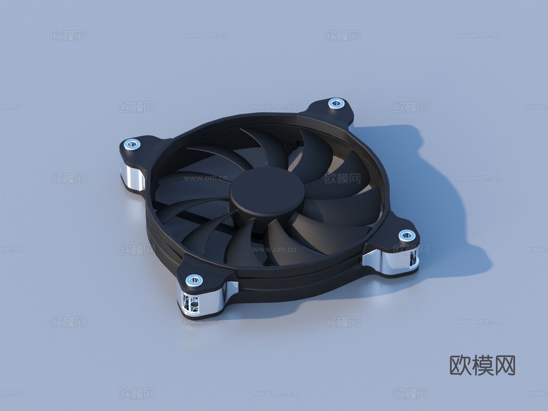 风扇 电脑风扇3d模型
