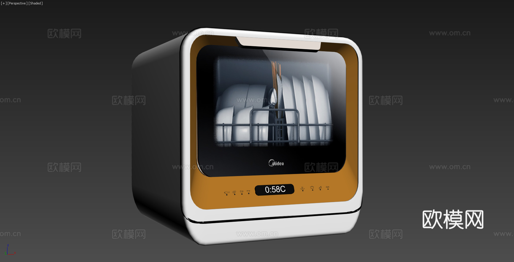 洗碗机全自动台式迷你智能刷碗 厨房电器 现代厨房用品 厨具3d模型