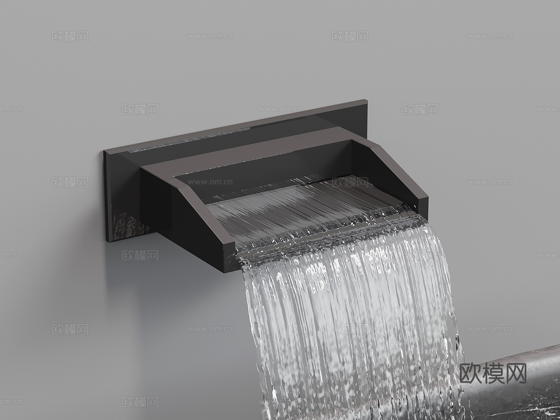 水龙头 现代水龙头 出水器 出水口su模型