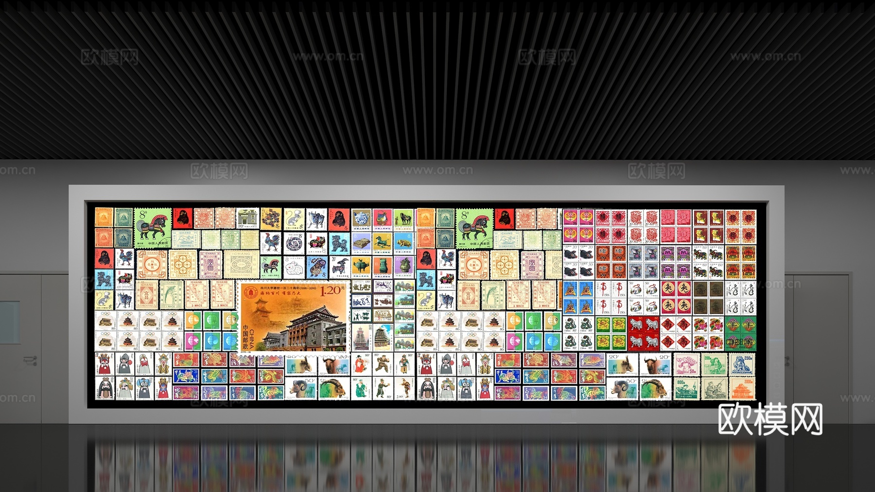 科技展厅3d模型