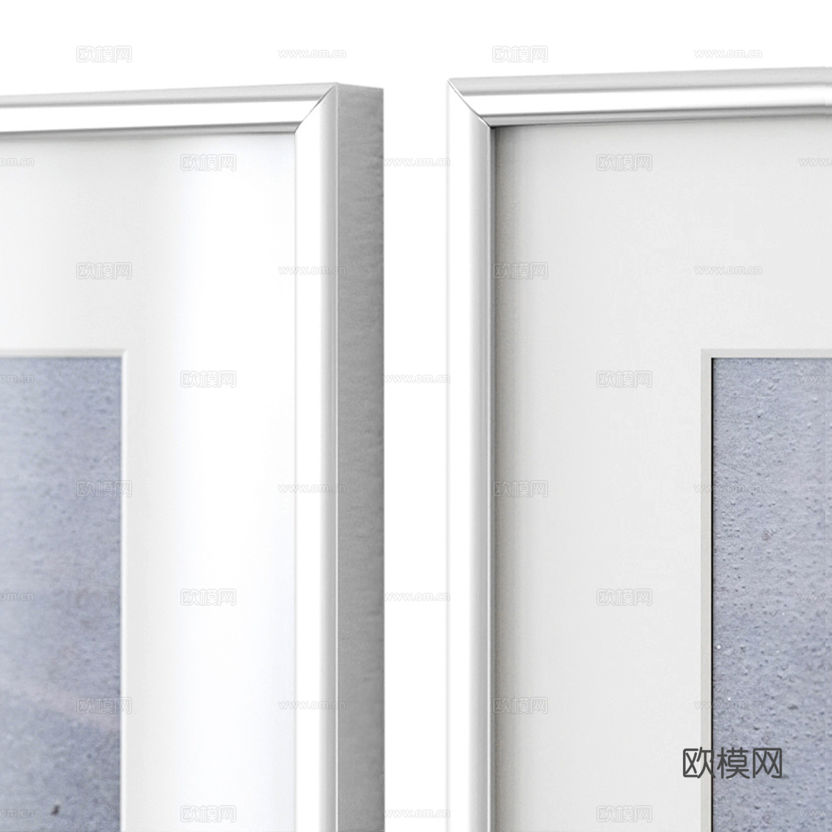 现代意式装饰挂画3d模型