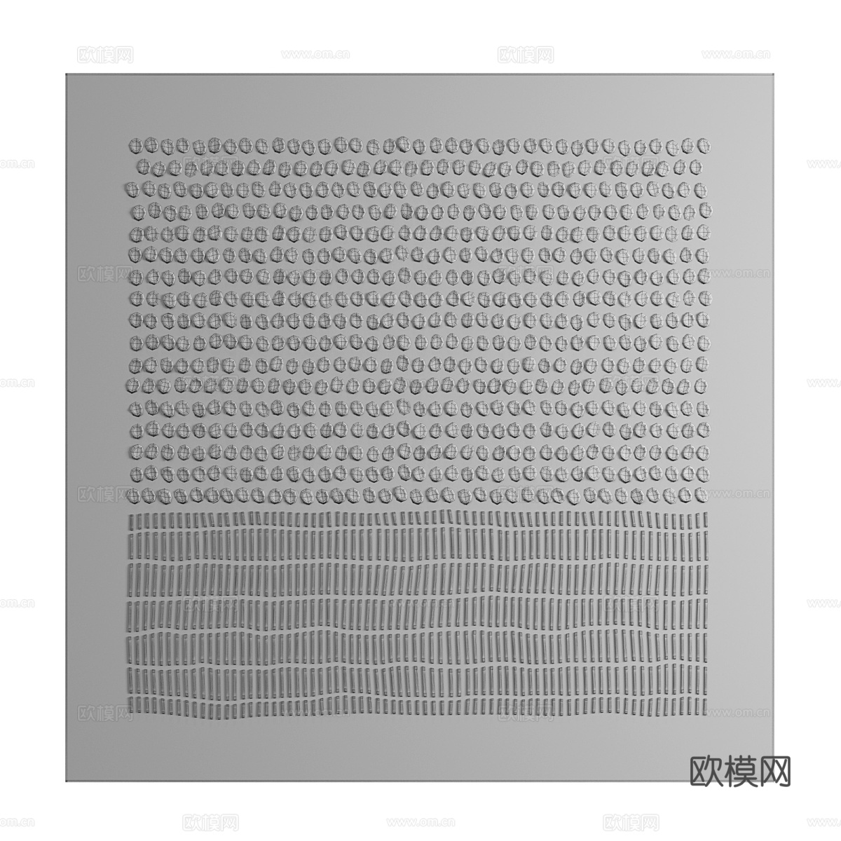 新中式禅意装饰挂画3d模型