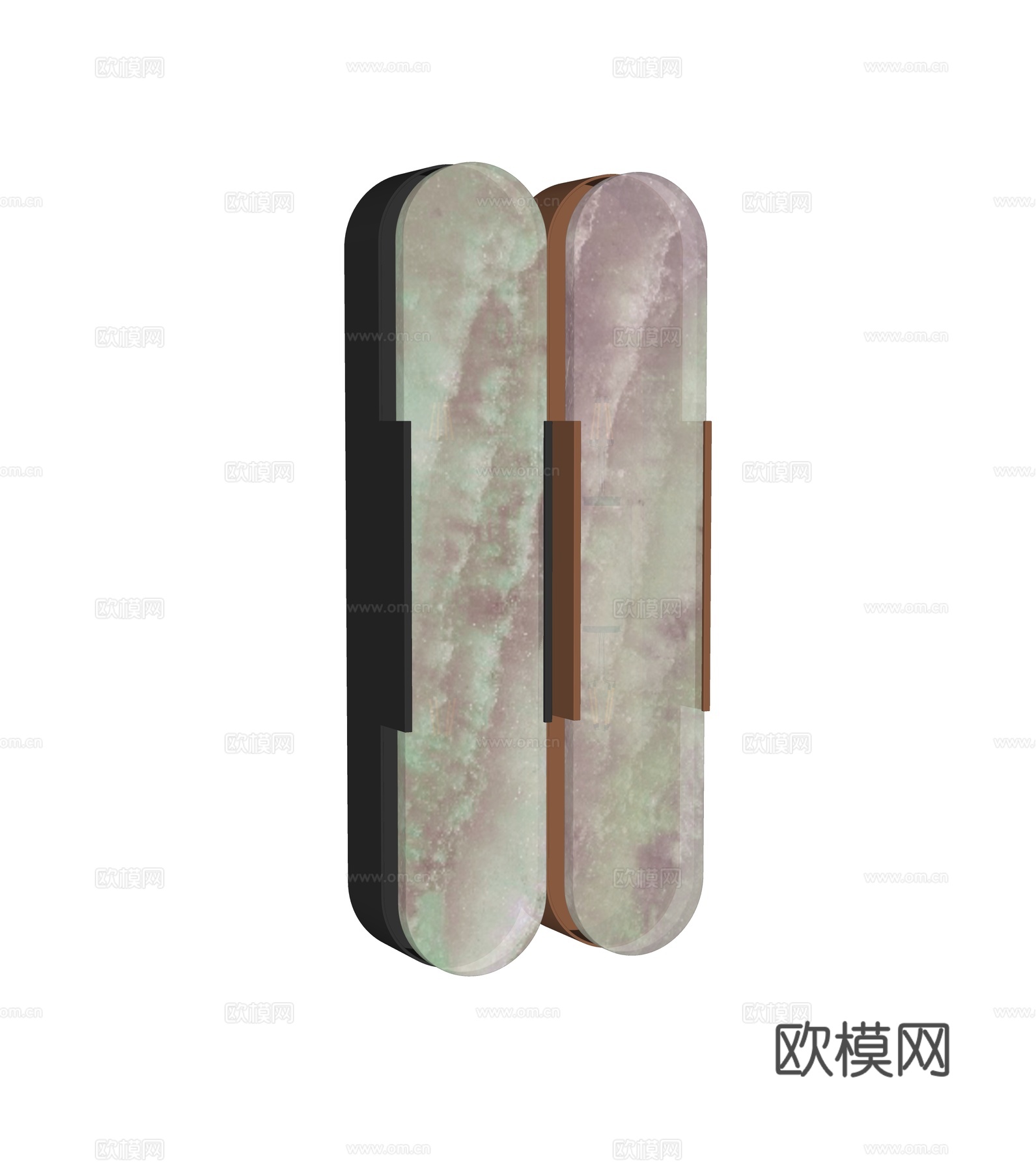 现代轻奢壁灯su模型