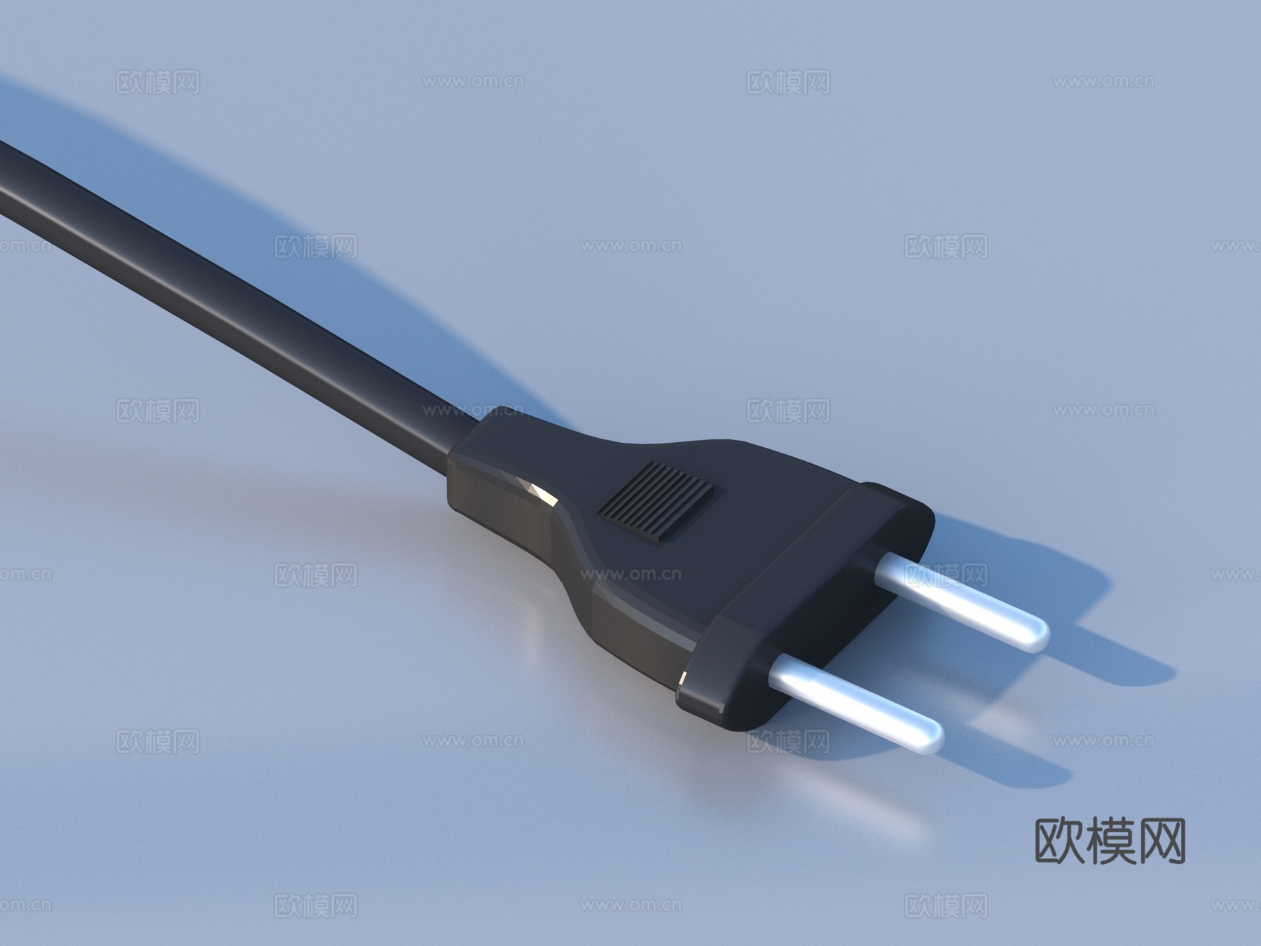 插头 电源插头3d模型