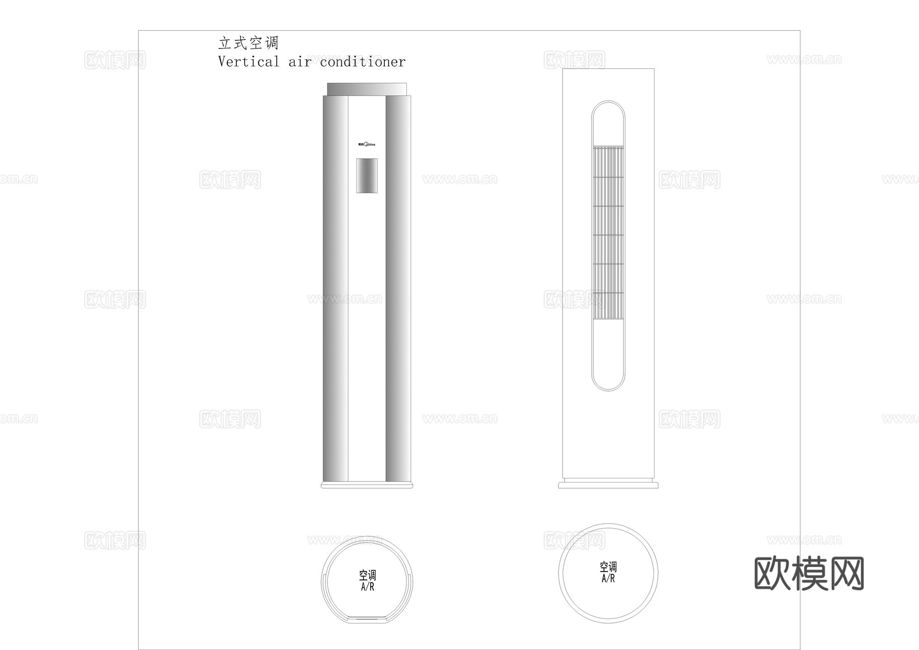 空调机 出风口 CADcad施工图