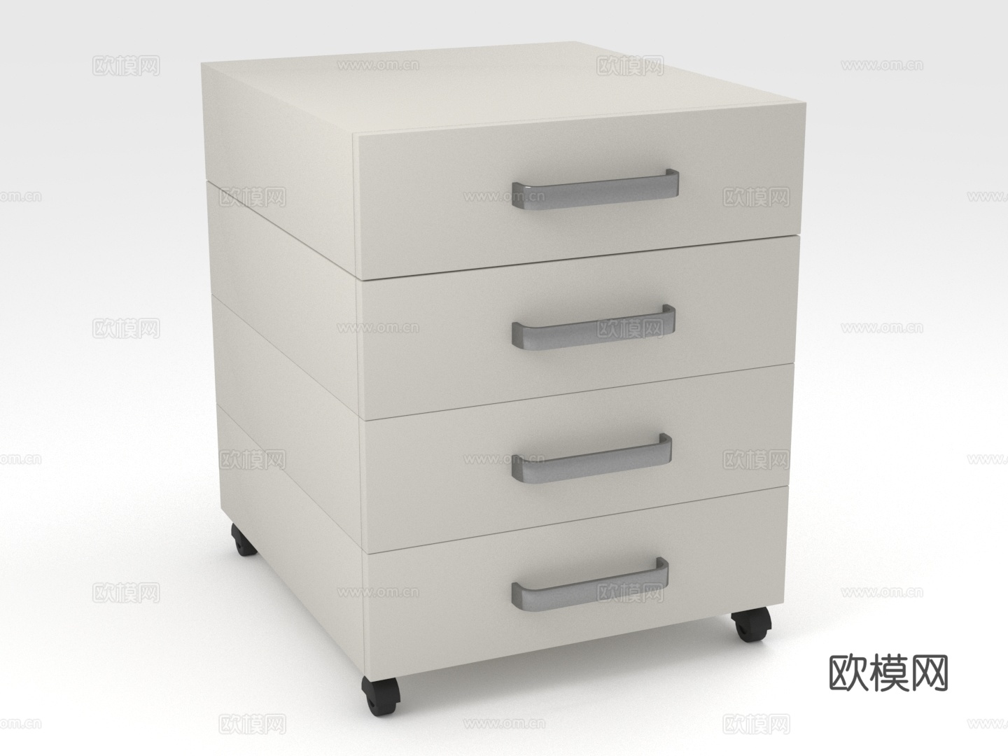 抽屉柜 斗柜 储物柜 移动柜 柜子3d模型