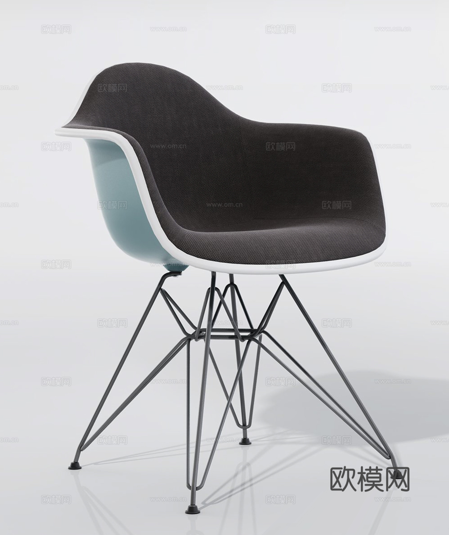 现代休闲椅 单椅 布椅书椅餐椅3d模型