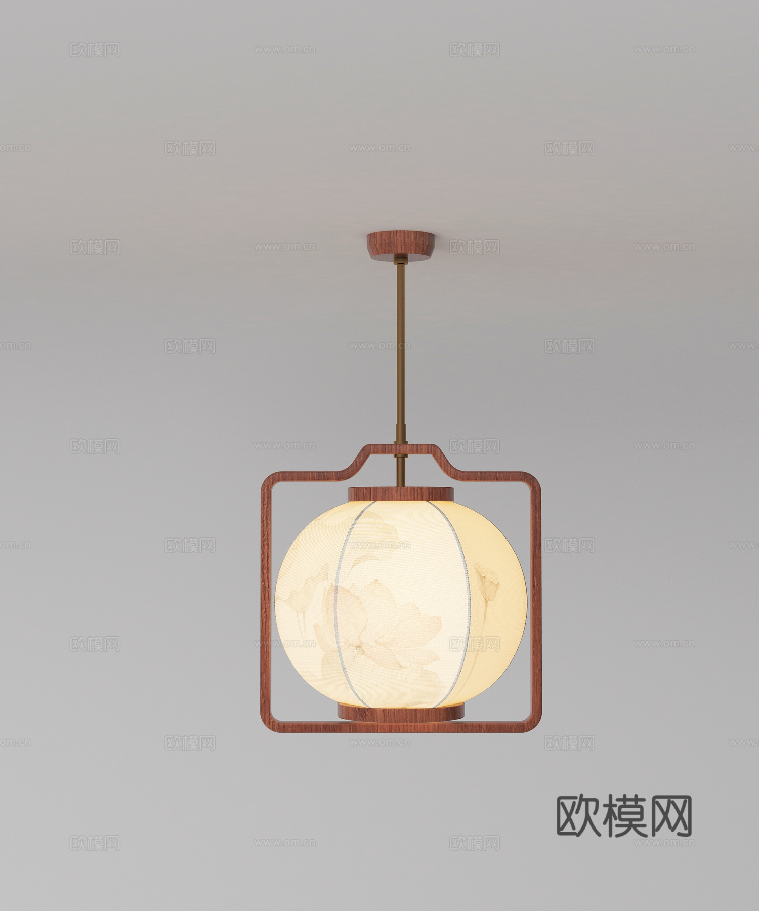 宋式美学吊灯3d模型