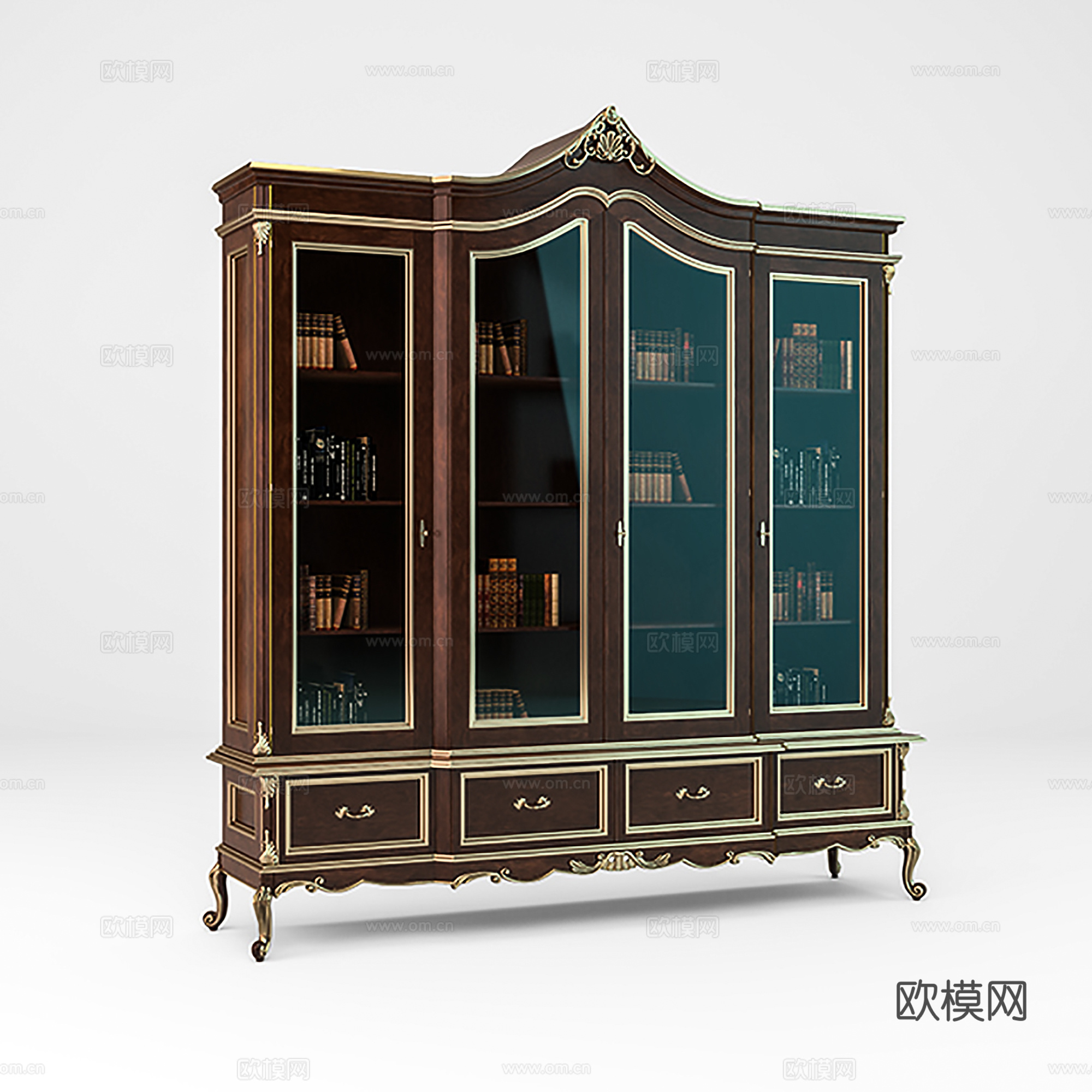 欧式酒柜  储物柜装饰柜 边柜玄关柜3d模型