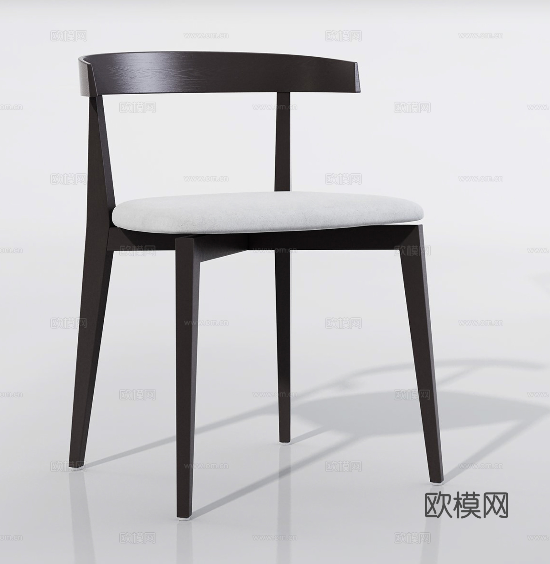 北欧单椅 餐椅  休闲椅3d模型