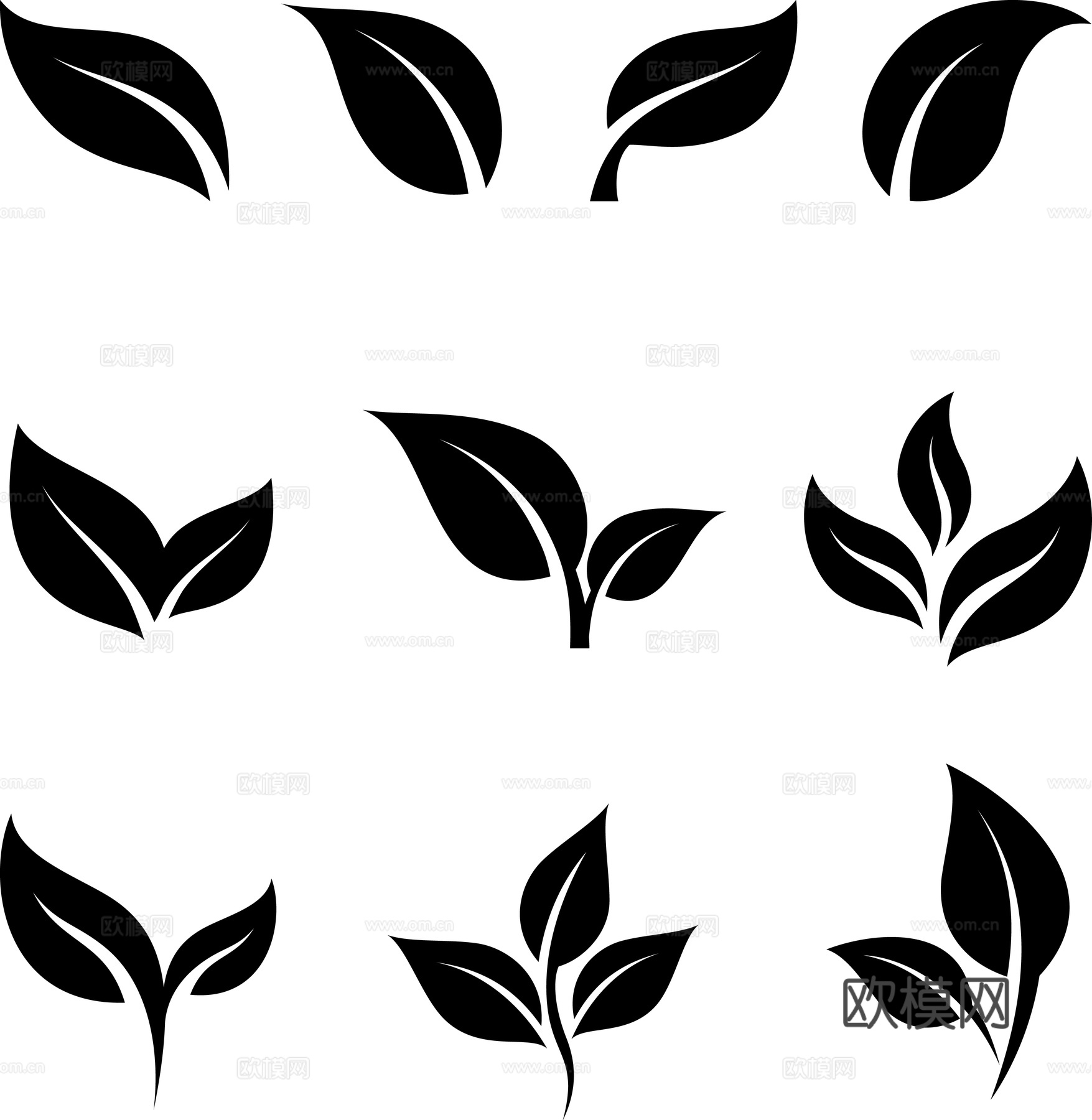 植物元素cad施工图