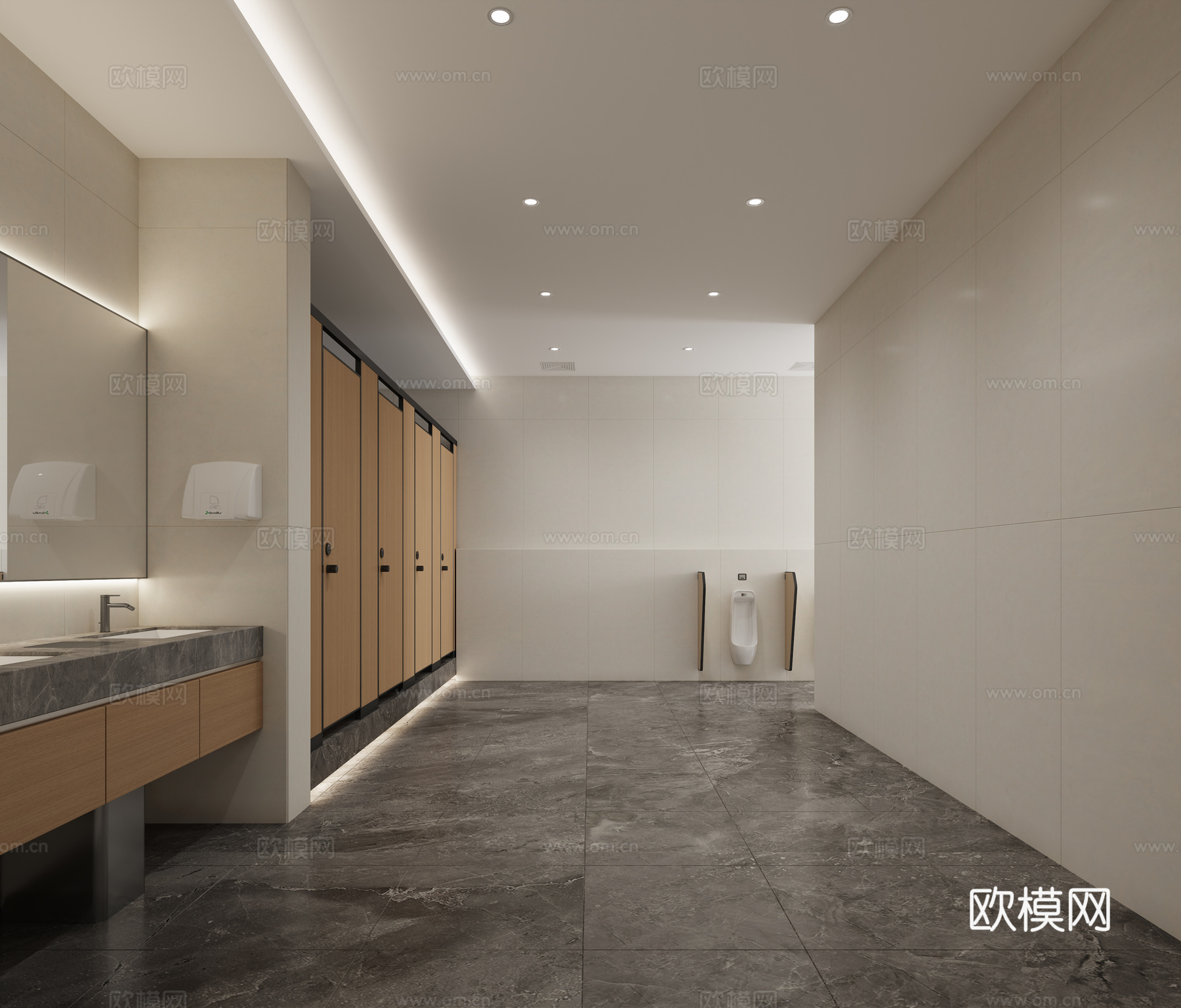 公共卫生间   厂区卫生间   公司卫生间3d模型