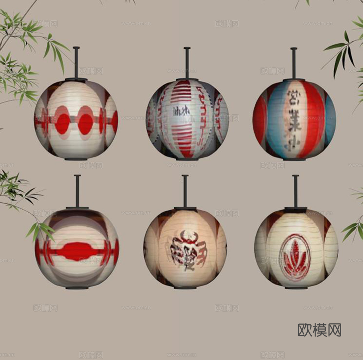 灯笼su模型