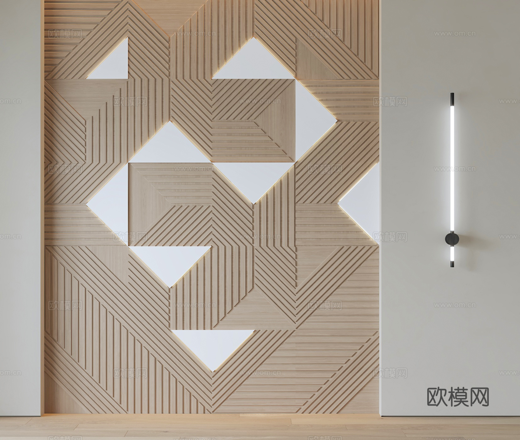 3D造型背景墙板 装饰背景墙 造型墙饰板 创意护墙板3d模型