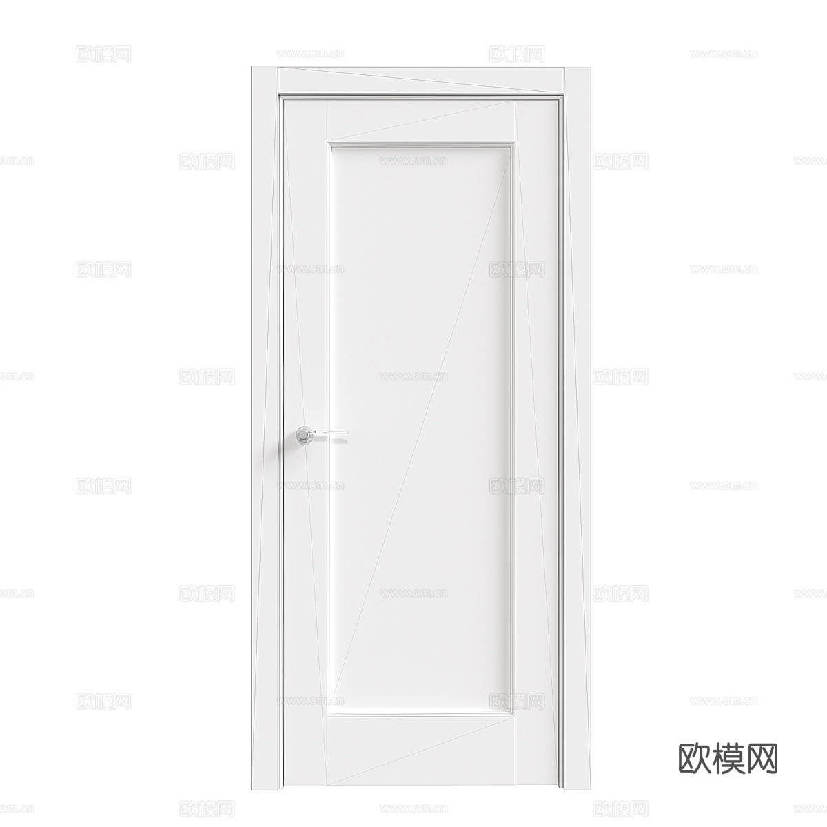 门 单开门 玻璃门 卫生间门 卧室门3d模型