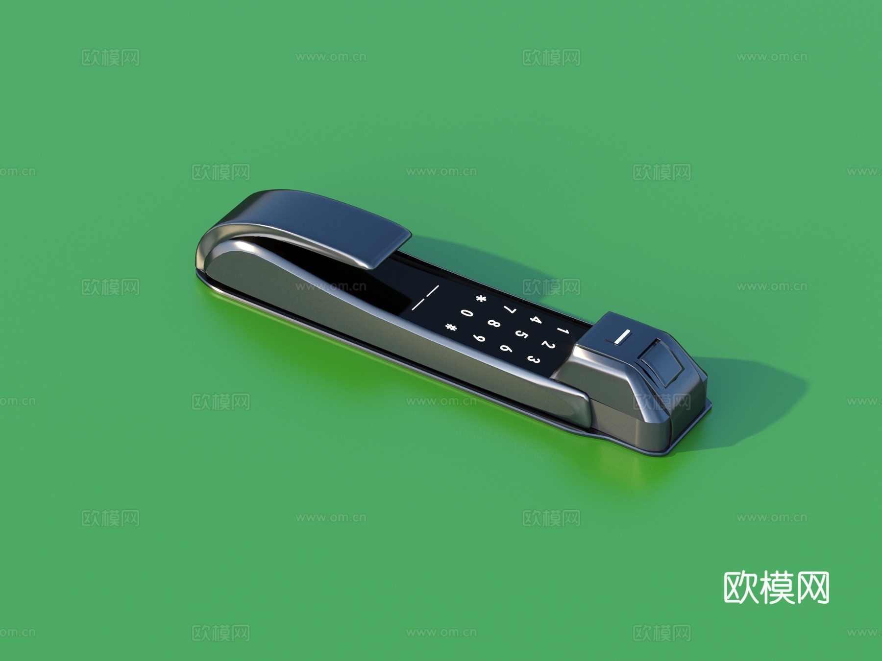 智能锁 指纹锁 密码锁3d模型