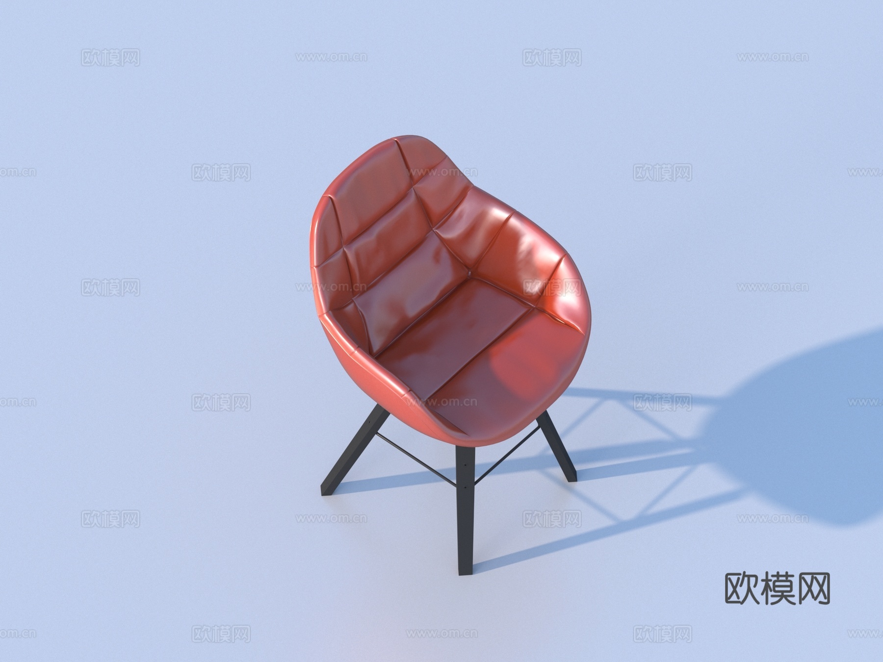 沙发椅 极简休闲椅3d模型