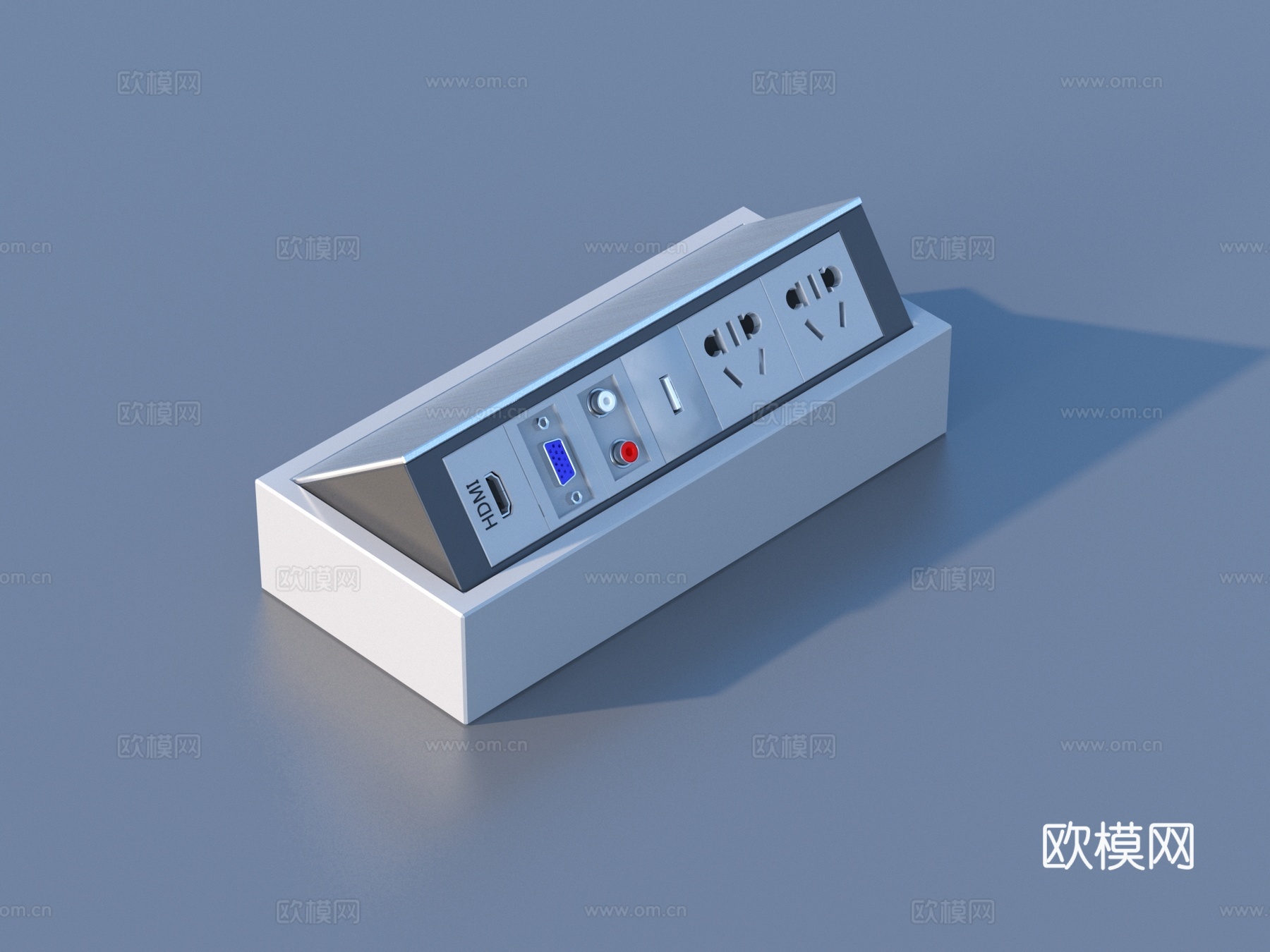 插座 多功能桌插3d模型